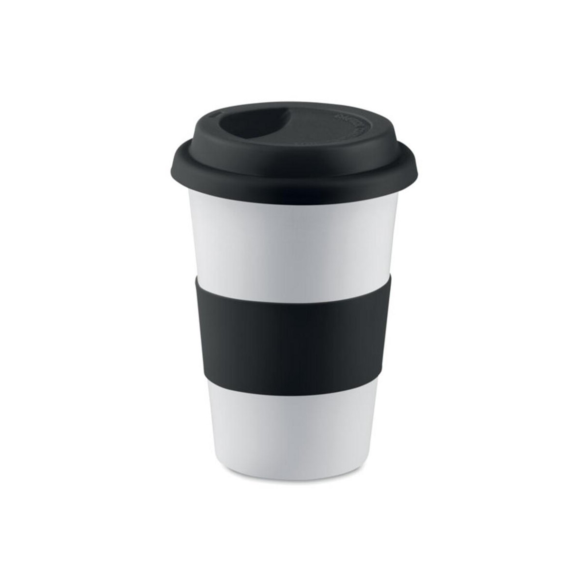 Kubki z logo – ceramiczny kubek z przykrywką tribeca mo7683-03 Ceramiczny kubek z przykrywką TRIBECA mo7683-03