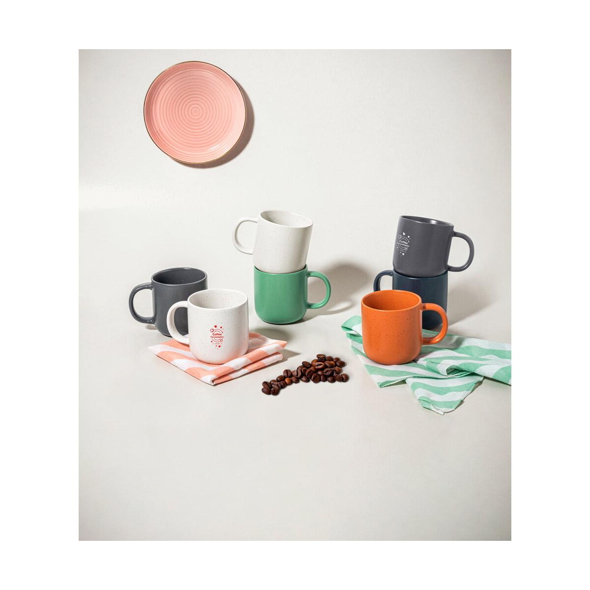 Kubki z logo – coffee constellation. ceramiczny kubek do kawy o pojemności 90 ml 94281_amb COFFEE CONSTELLATION. Ceramiczny kubek do kawy o pojemności 90 ml 94281_amb