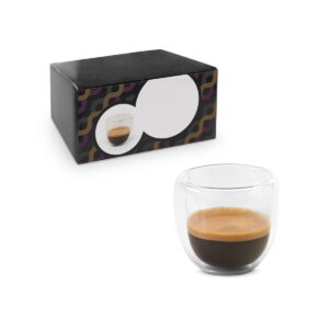 EXPRESSO. Izotermiczny szklany zestaw kawowy z 2 szklankami 93873_set
