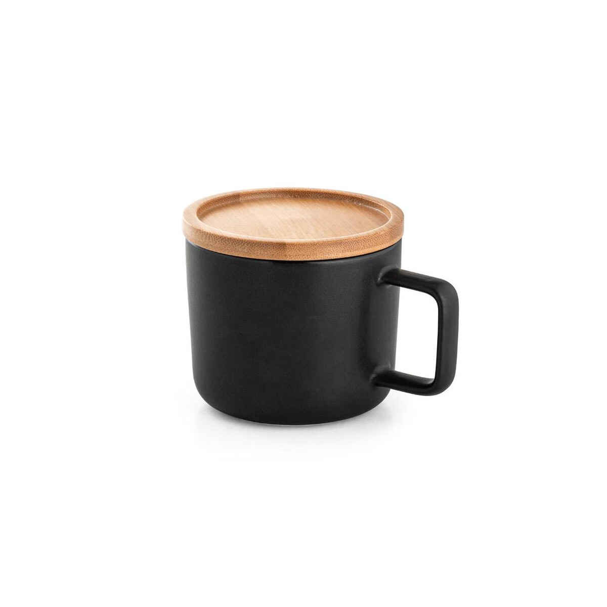 Kubki z logo – fangio. kubek ceramiczny z bambusową podstawą i pokrywką 230 ml 94251_103-c FANGIO. Kubek ceramiczny z bambusową podstawą i pokrywką 230 mL 94251_103-c
