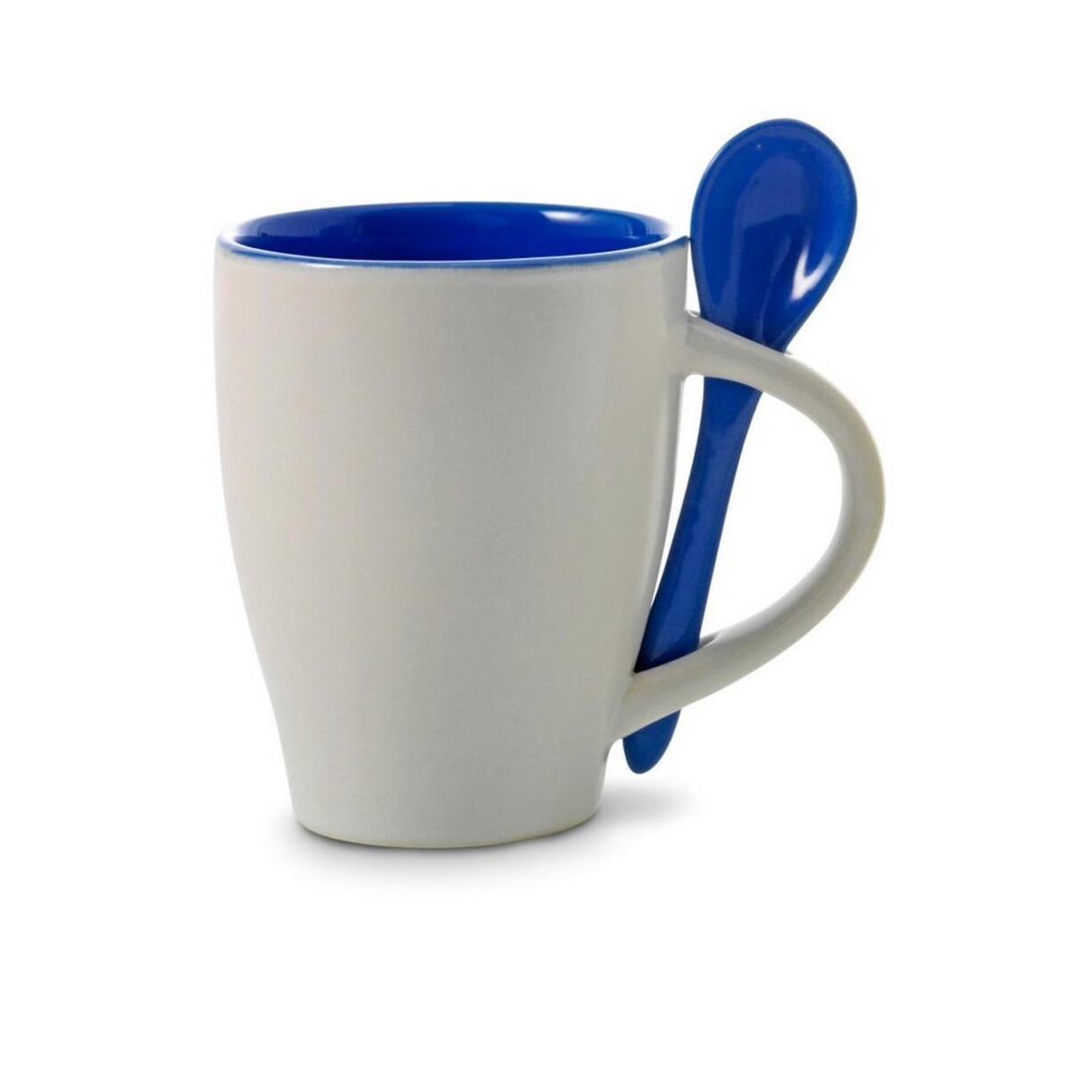 Kubki z logo – kubek ceramiczny 300 ml z łyżeczką V5269-04_AAA01 Kubek ceramiczny 300 ml z łyżeczką V5269-04_AAA01