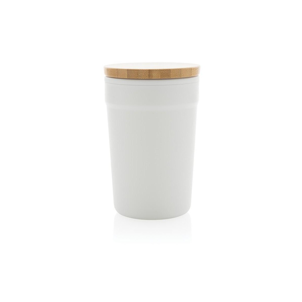 Kubki z logo – kubek podróżny 300 ml z pp z recyklingu P433.293__B_2 Kubek podróżny 300 ml z PP z recyklingu P433.293__B_2