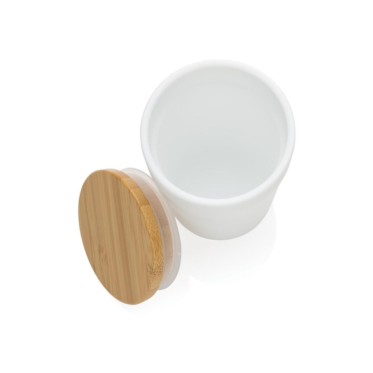 Kubki z logo – kubek podróżny 300 ml z pp z recyklingu P433.293__B_3 Kubek podróżny 300 ml z PP z recyklingu P433.293__B_3