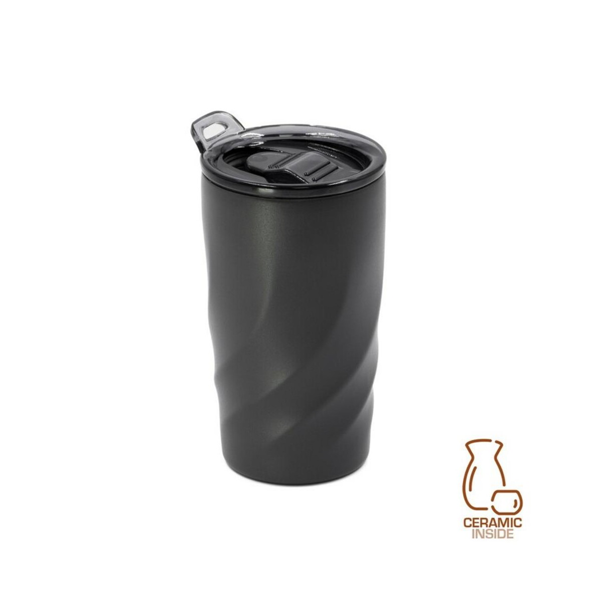 Kubki z logo – kubek podróżny brandcharger vortex calix ceramica VA539-15_AAA01 Kubek podróżny BrandCharger Vortex Calix Ceramica VA539-15_AAA01