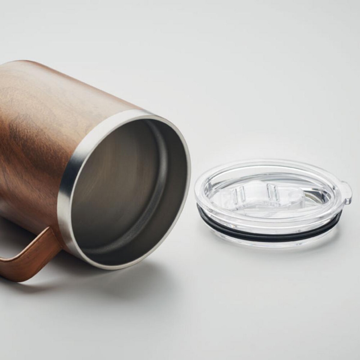 Kubki z logo – kubek z podwójną ścianką 300ml namib mug mo6933-01-open Kubek z podwójną ścianką 300ml NAMIB MUG mo6933-01-open