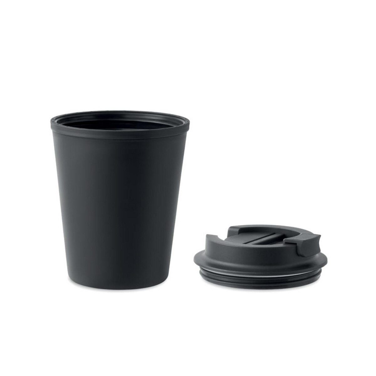 Kubki z logo – kubek z pp 300 ml tridus mo6866-03-open Kubek z PP 300 ml TRIDUS mo6866-03-open