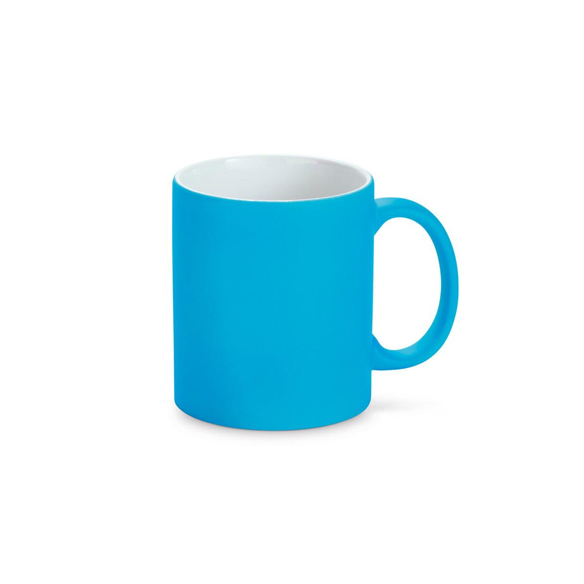 Kubki z logo – lynch. kubek ceramiczny 350 ml z neonowym wykończeniem 93886_124 LYNCH. Kubek ceramiczny 350 ml z neonowym wykończeniem 93886_124