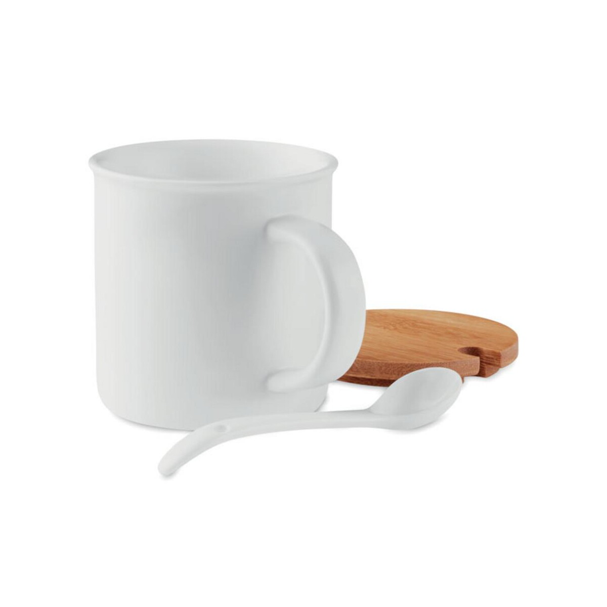 Kubki z logo – porcelanowy kubek z łyżeczką kenya mo9708-06-open Porcelanowy kubek z łyżeczką KENYA mo9708-06-open