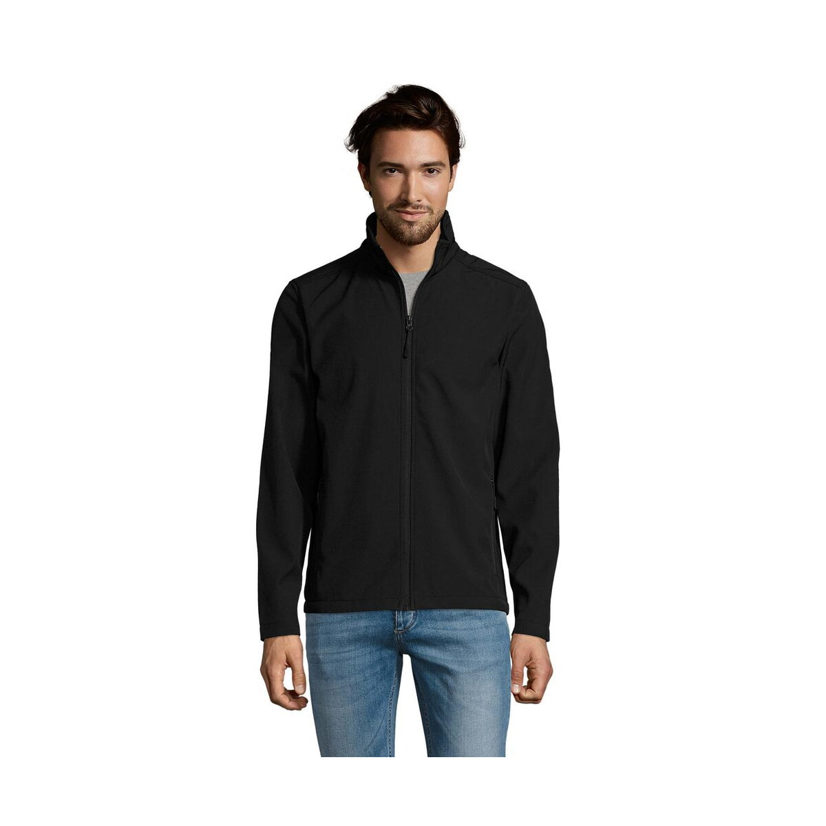 Kurtki z logo – race męski softshell race men s01195-bk RACE męski softshell RACE MEN s01195-bk