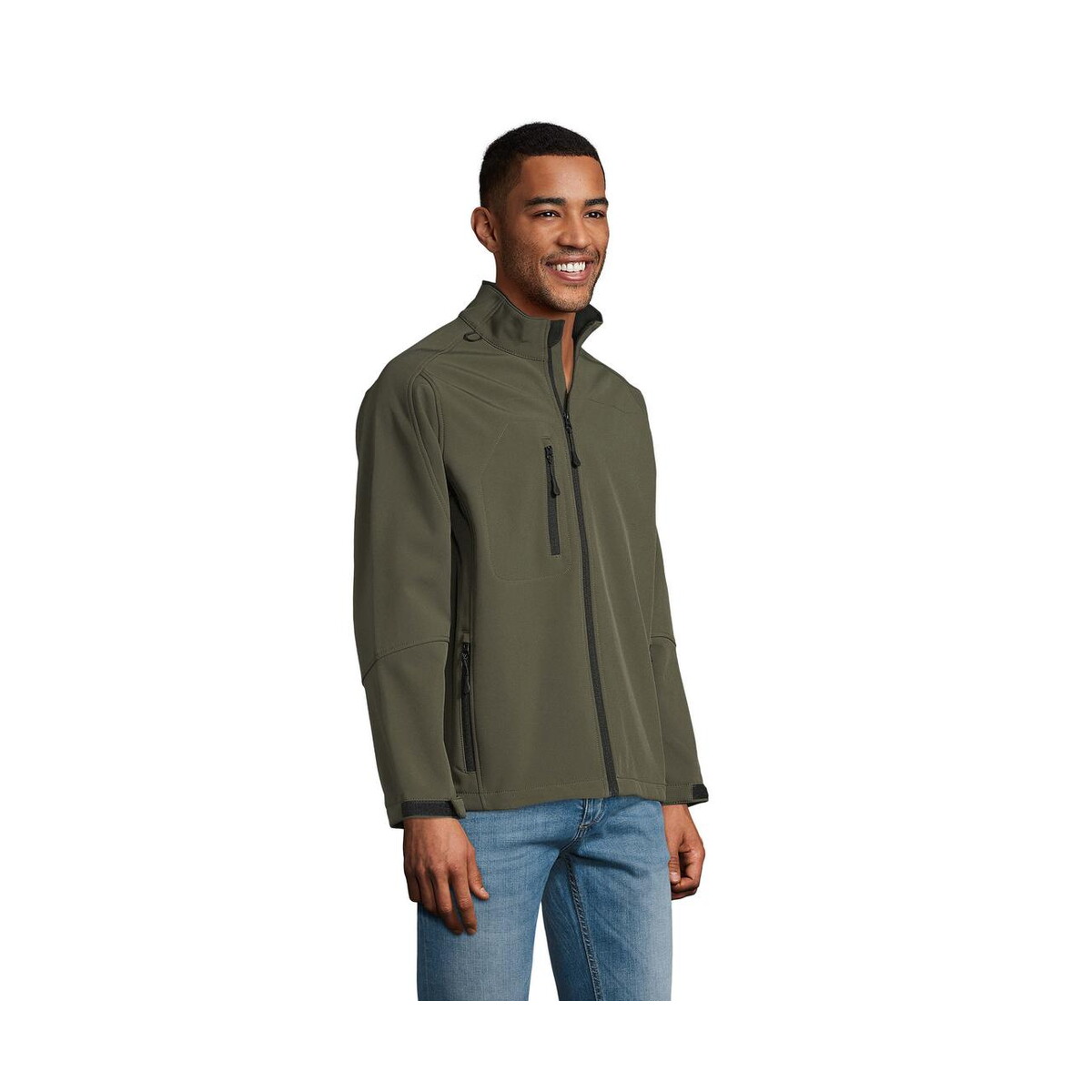 Kurtki z logo – relax męski softshell 340g relax s46600-ar-side RELAX Męski softshell 340g RELAX s46600-ar-side