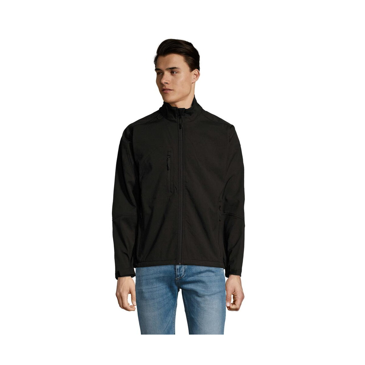 Kurtki z logo – relax męski softshell 340g relax s46600-bk RELAX Męski softshell 340g RELAX s46600-bk