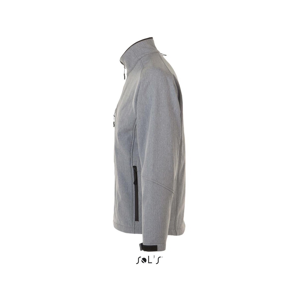Kurtki z logo – relax męski softshell 340g relax s46600-gm-side RELAX Męski softshell 340g RELAX s46600-gm-side