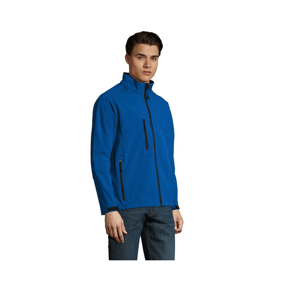 Kurtki z logo – relax męski softshell 340g relax s46600-rb-side RELAX Męski softshell 340g RELAX s46600-rb-side
