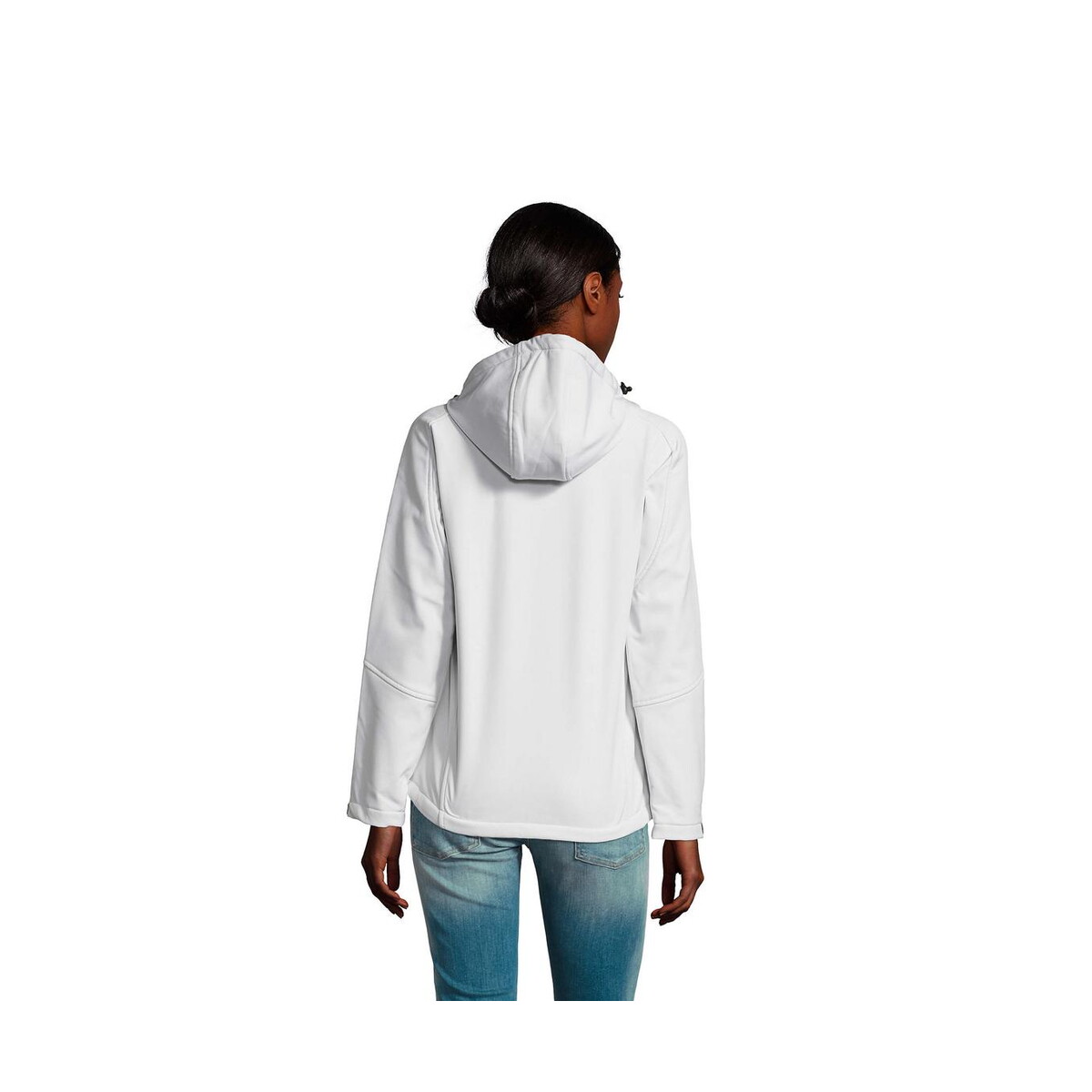 Kurtki z logo – replay damski softshell340 replay women s46802-wh-back REPLAY damski softshell340 REPLAY WOMEN s46802-wh-back
