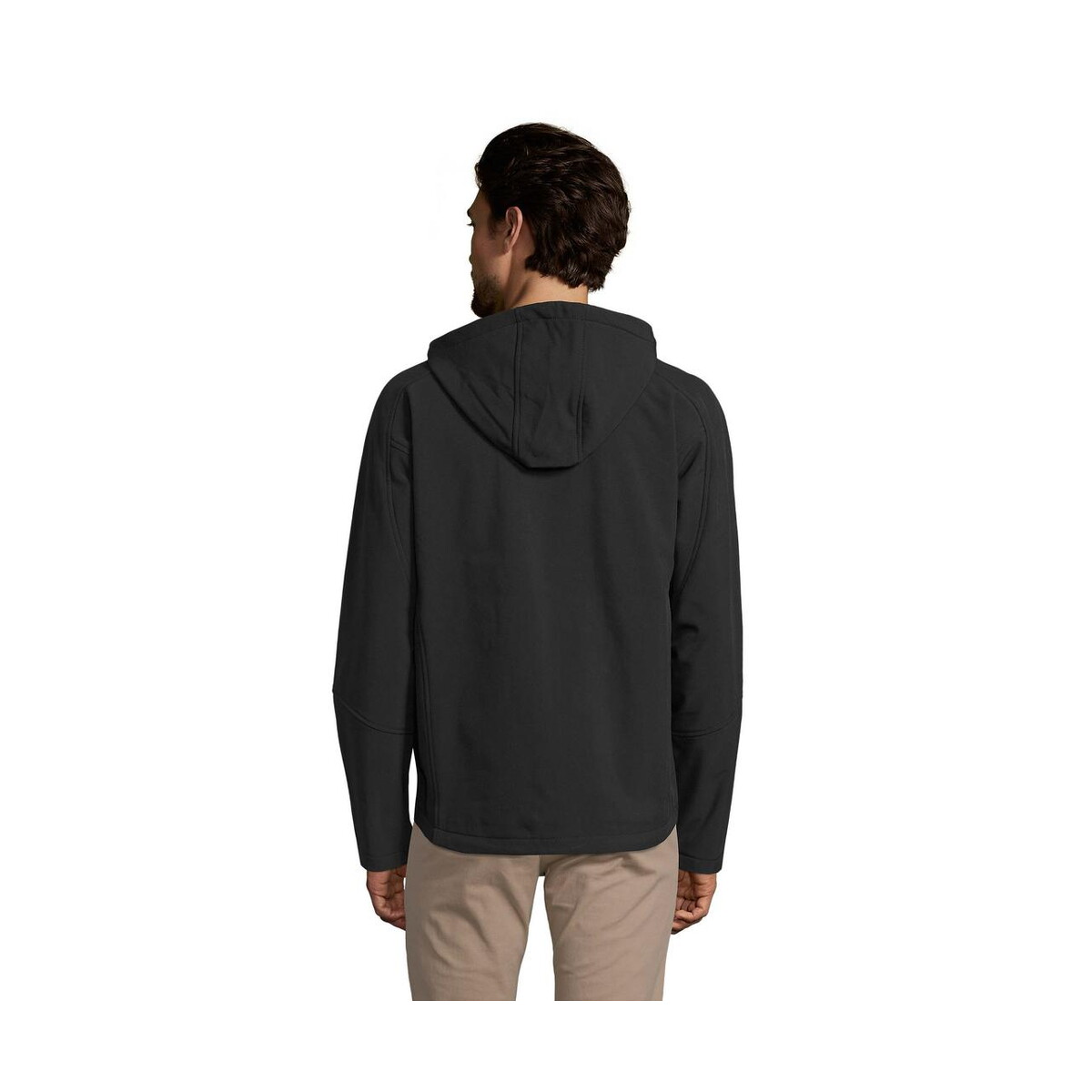 Kurtki z logo – replay męski softshell 340 replay men s46602-bk-back REPLAY męski softshell 340 REPLAY MEN s46602-bk-back