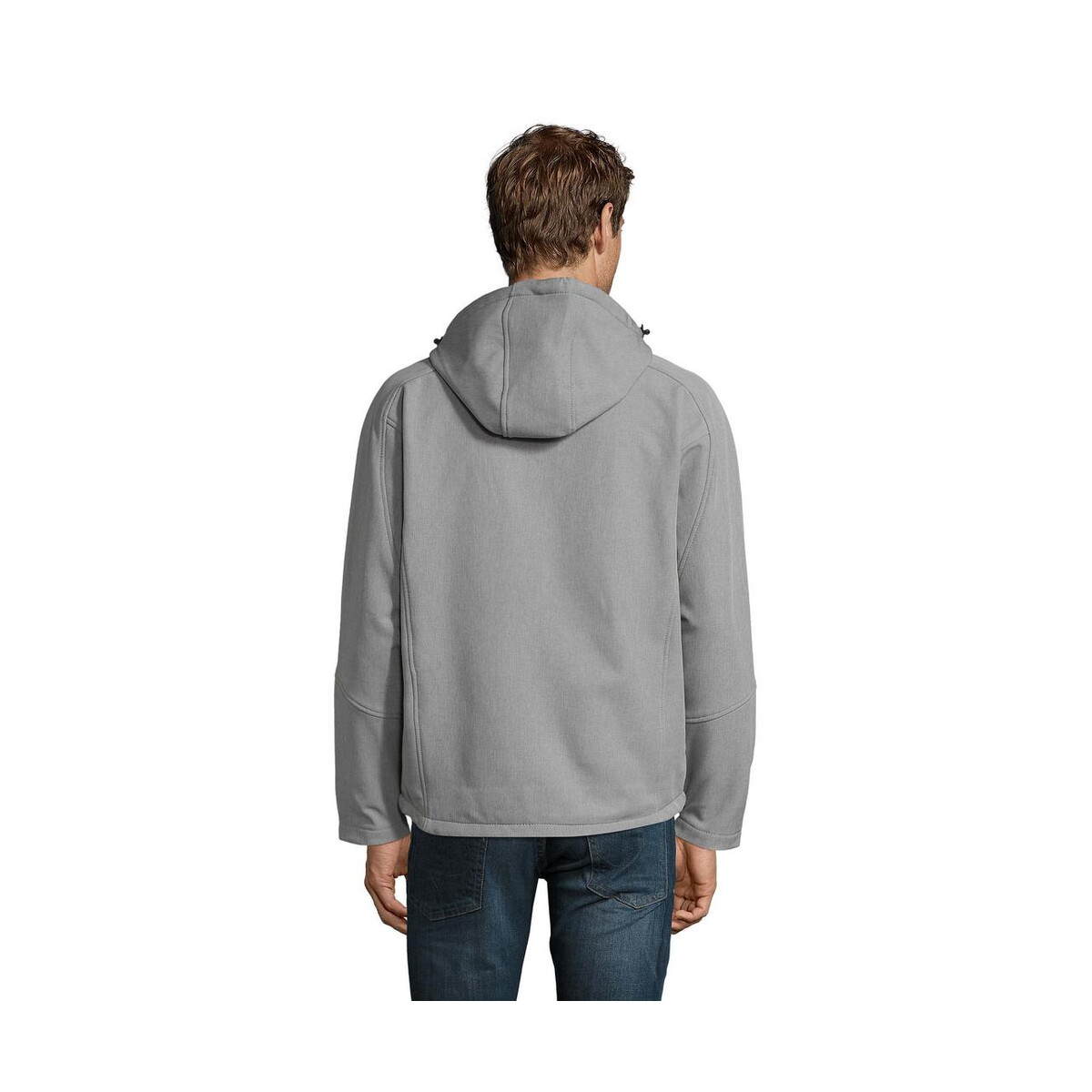 Kurtki z logo – replay męski softshell 340 replay men s46602-gm-back REPLAY męski softshell 340 REPLAY MEN s46602-gm-back