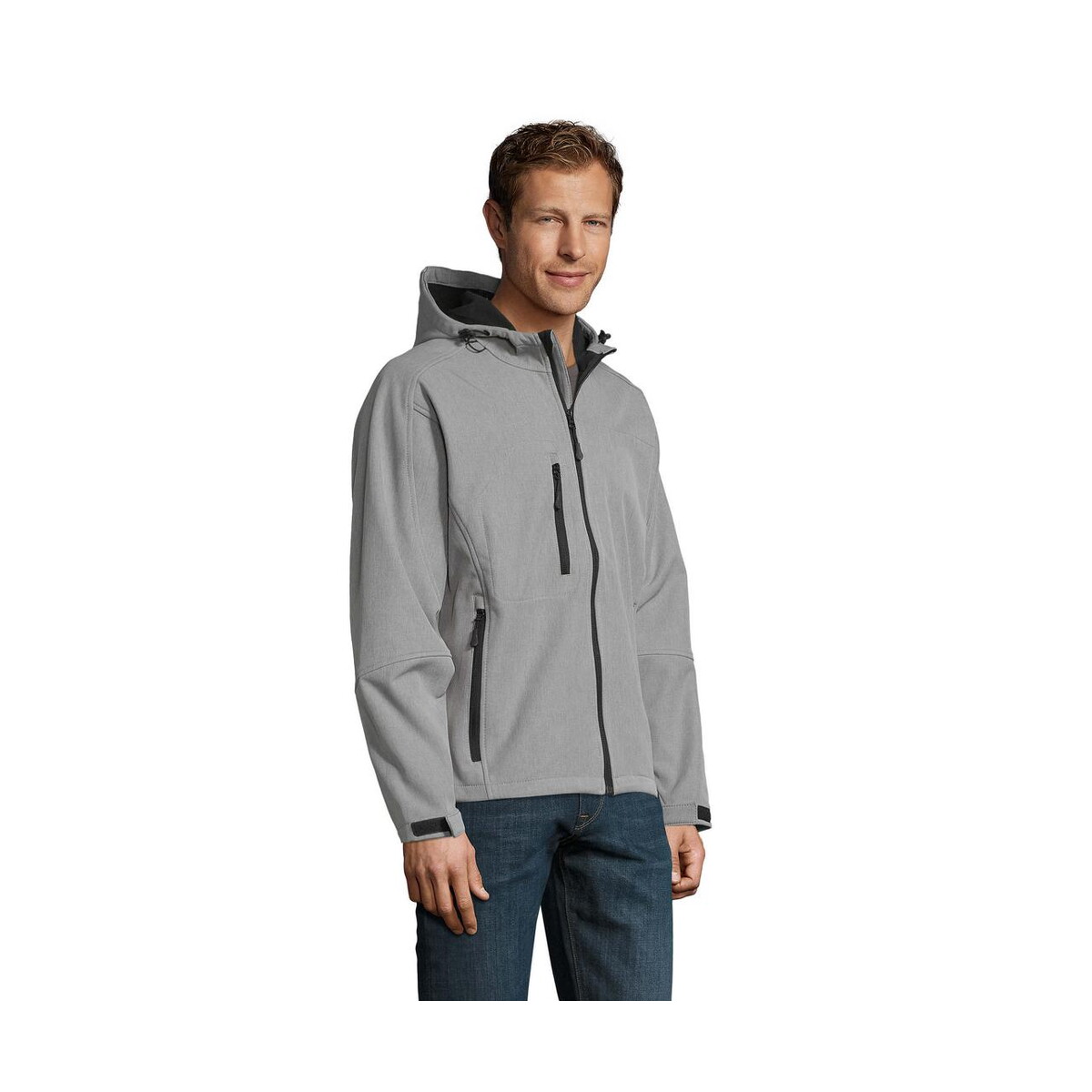 Kurtki z logo – replay męski softshell 340 replay men s46602-gm-side REPLAY męski softshell 340 REPLAY MEN s46602-gm-side