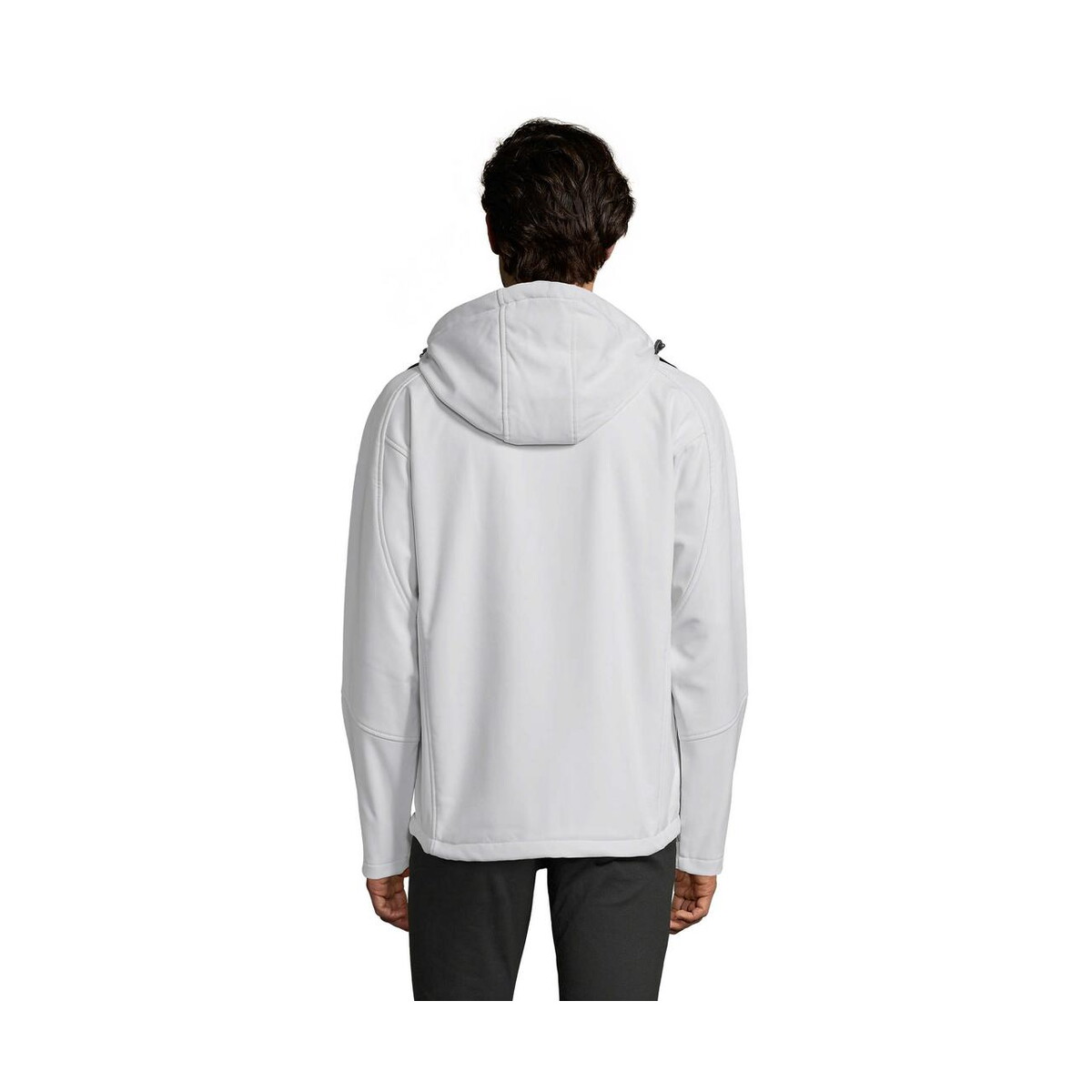 Kurtki z logo – replay męski softshell 340 replay men s46602-wh-back REPLAY męski softshell 340 REPLAY MEN s46602-wh-back