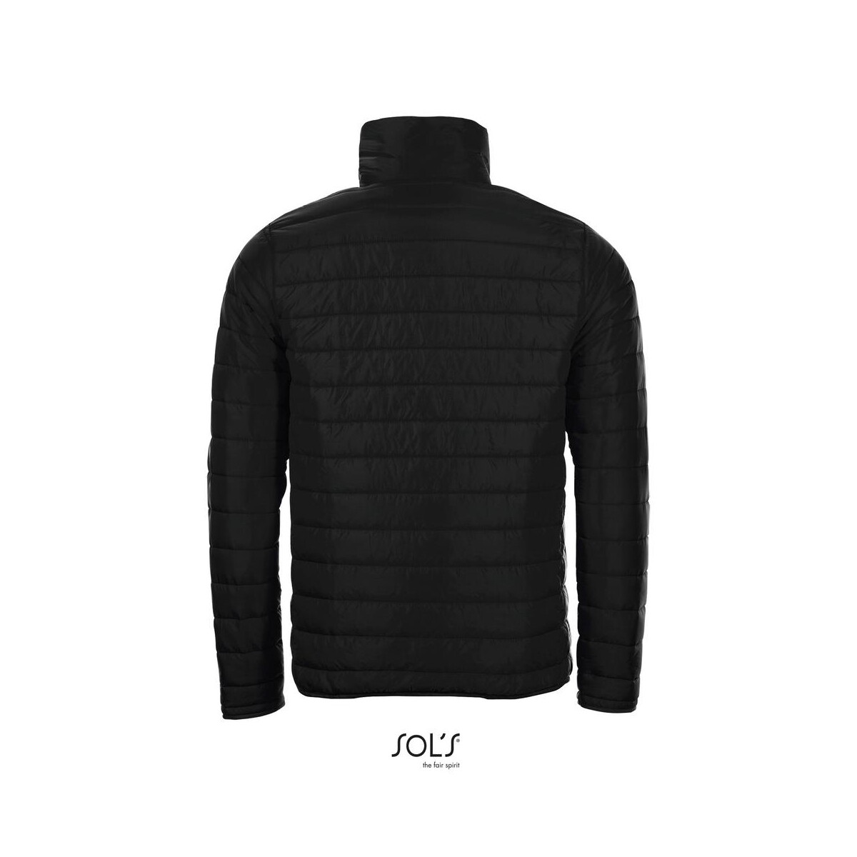 Kurtki z logo – ride męska kurtka 180g ride men s01193-bk-back RIDE Męska kurtka 180g RIDE MEN s01193-bk-back