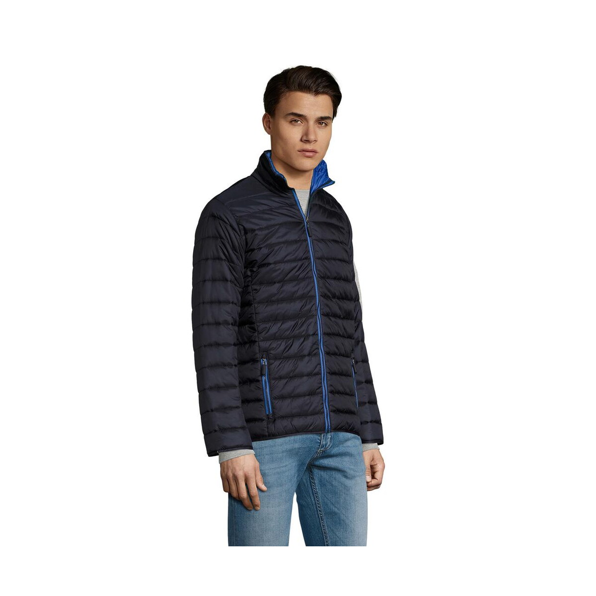 Kurtki z logo – ride męska kurtka 180g ride men s01193-ny-side RIDE Męska kurtka 180g RIDE MEN s01193-ny-side