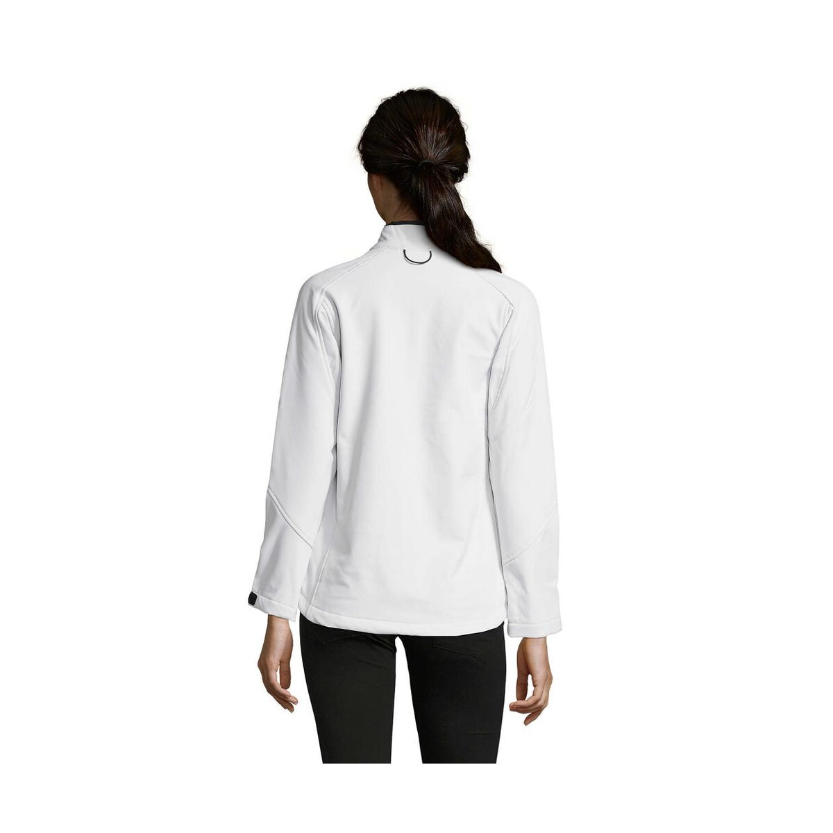 Kurtki z logo – roxy damski softshell 340g roxy s46800-wh-back ROXY Damski softshell 340g ROXY s46800-wh-back