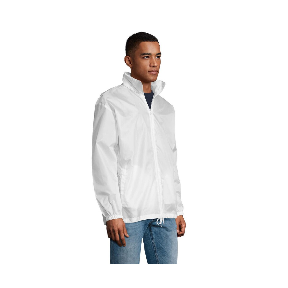 Kurtki z logo – shift uni wiatrówka 210g shift s01618-wh-side SHIFT UNI wiatrówka 210g SHIFT s01618-wh-side