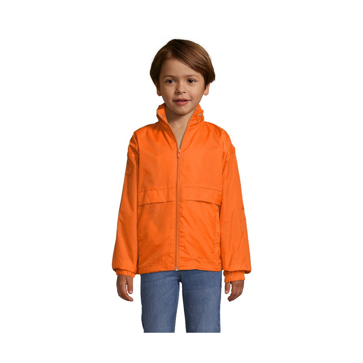 Kurtki z logo – surf kids windbreaker 210g surf kids s32300-or SURF KIDS WINDBREAKER 210g SURF KIDS s32300-or