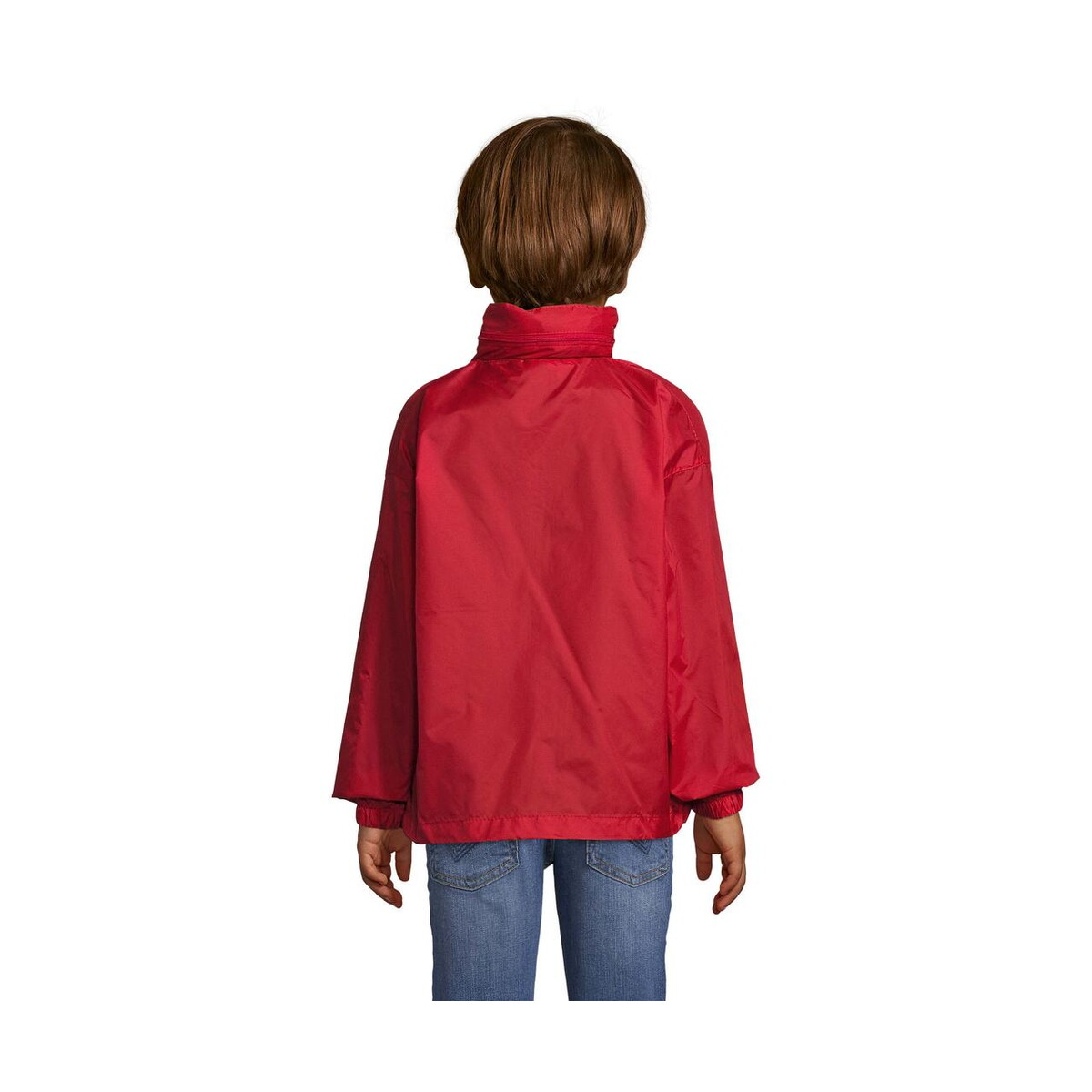 Kurtki z logo – surf kids windbreaker 210g surf kids s32300-rd-back SURF KIDS WINDBREAKER 210g SURF KIDS s32300-rd-back