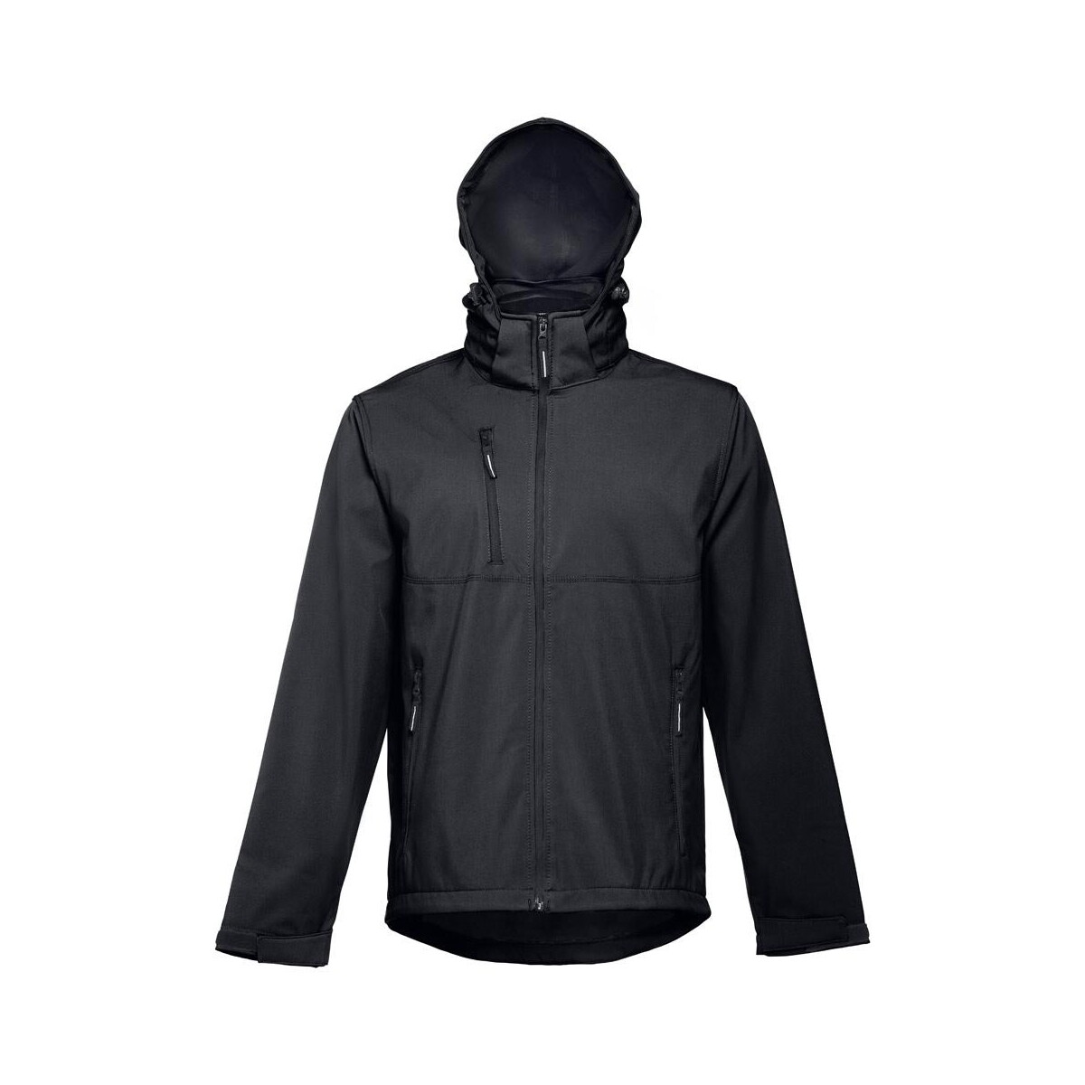 Kurtki z logo – thc zagreb. męska kurtka softshell z poliestru i elastanu 30180_103-d THC ZAGREB. Męska kurtka softshell z poliestru i elastanu 30180_103-d