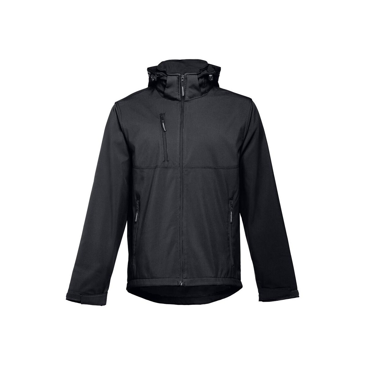 Kurtki z logo – thc zagreb. męska kurtka softshell z poliestru i elastanu 30180_103 THC ZAGREB. Męska kurtka softshell z poliestru i elastanu 30180_103