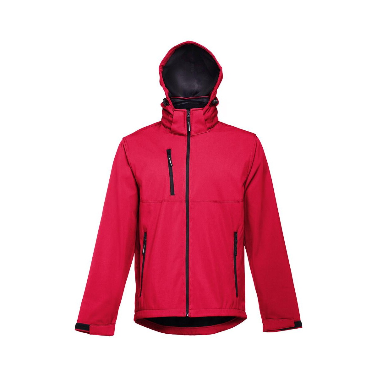 Kurtki z logo – thc zagreb. męska kurtka softshell z poliestru i elastanu 30180_105-d THC ZAGREB. Męska kurtka softshell z poliestru i elastanu 30180_105-d