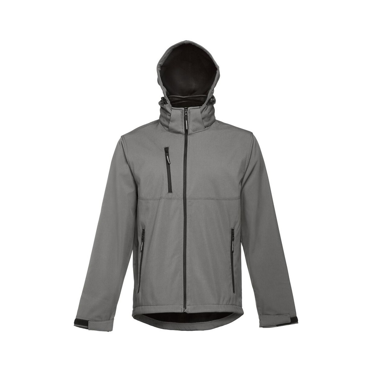 Kurtki z logo – thc zagreb. męska kurtka softshell z poliestru i elastanu 30180_113-d THC ZAGREB. Męska kurtka softshell z poliestru i elastanu 30180_113-d
