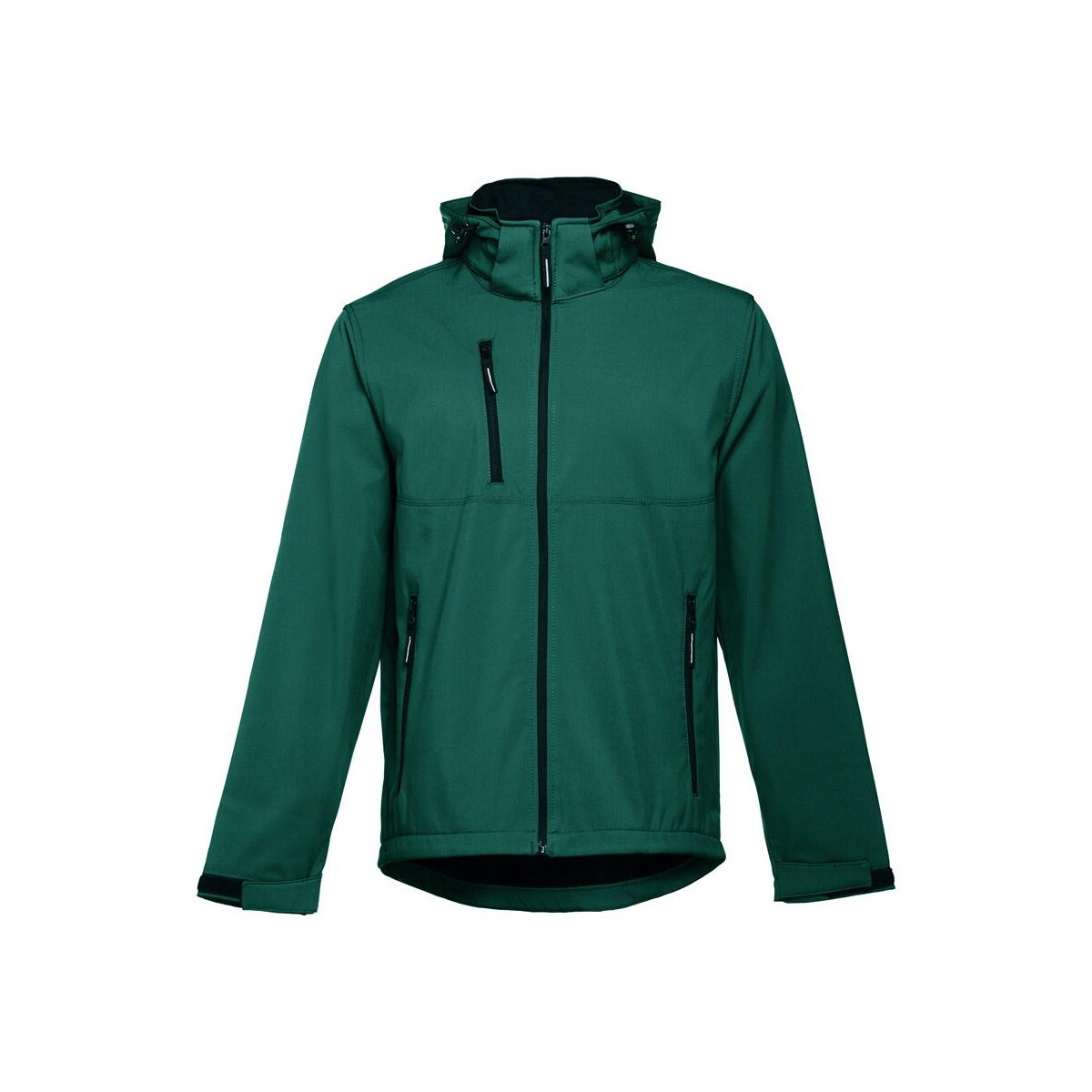 Kurtki z logo – thc zagreb. męska kurtka softshell z poliestru i elastanu 30180_129 THC ZAGREB. Męska kurtka softshell z poliestru i elastanu 30180_129