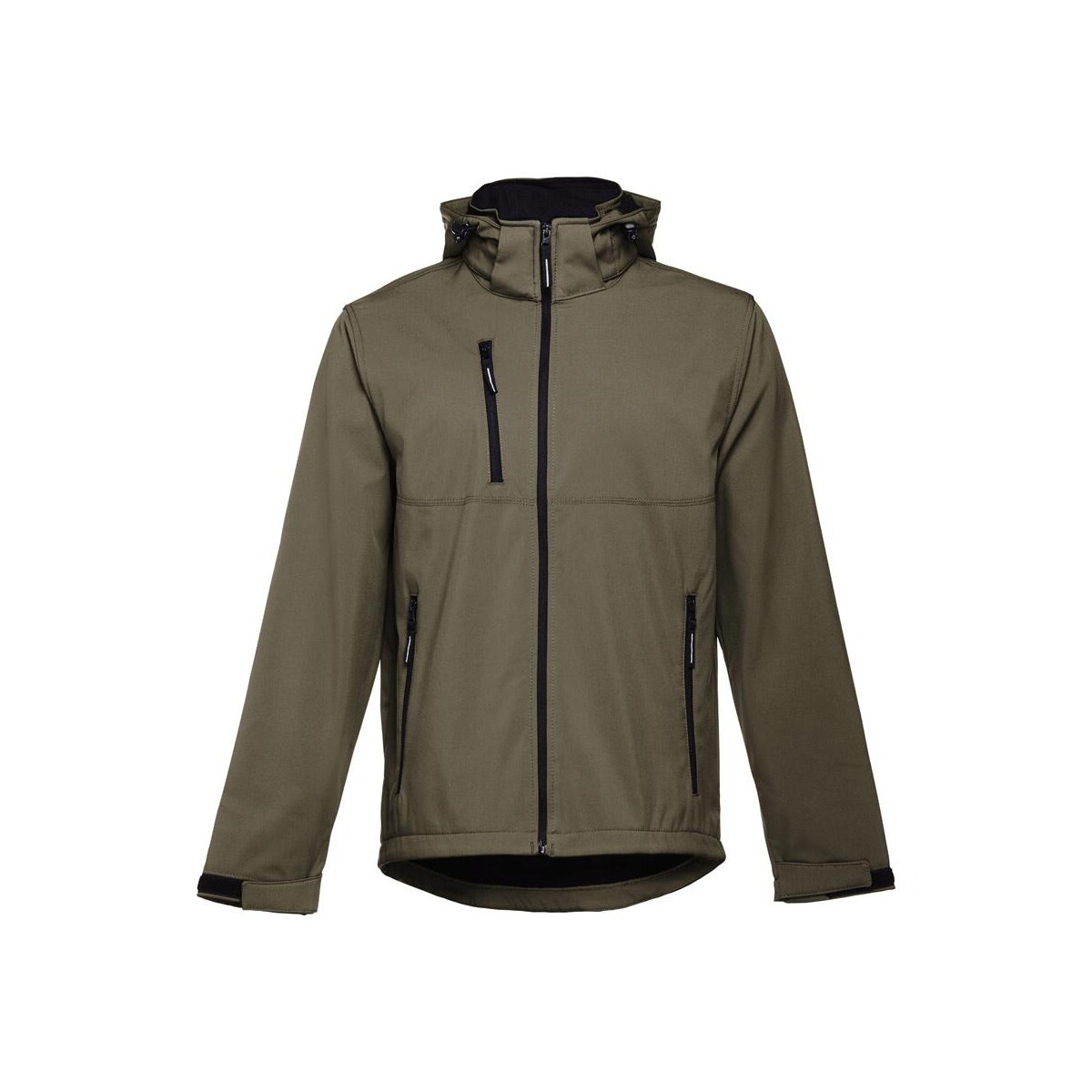Kurtki z logo – thc zagreb. męska kurtka softshell z poliestru i elastanu 30180_149 THC ZAGREB. Męska kurtka softshell z poliestru i elastanu 30180_149