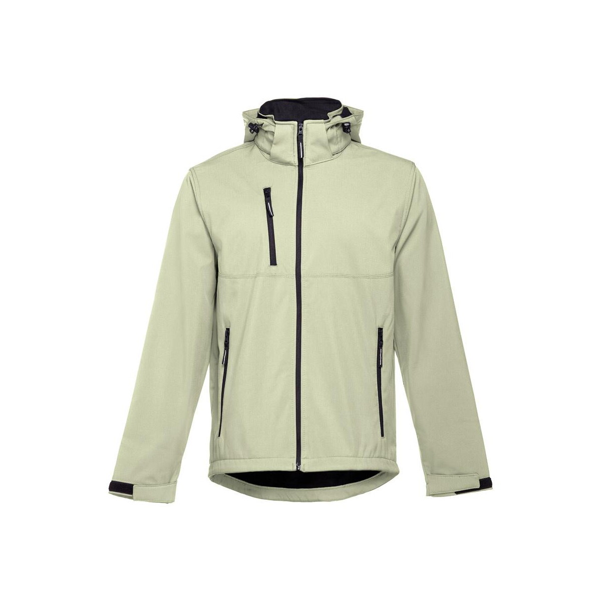 Kurtki z logo – thc zagreb. męska kurtka softshell z poliestru i elastanu 30180_159 THC ZAGREB. Męska kurtka softshell z poliestru i elastanu 30180_159
