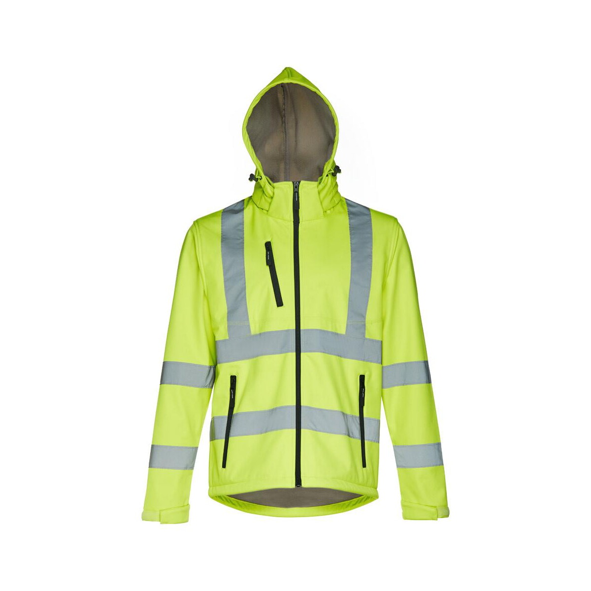 Kurtki z logo – thc zagreb work. kurtka softshell o wysokiej widoczności (unisex) 30182_188-d THC ZAGREB WORK. Kurtka softshell o wysokiej widoczności (unisex) 30182_188-d