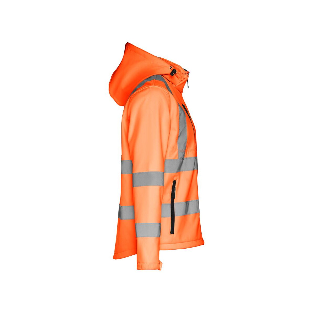 Kurtki z logo – thc zagreb work. kurtka softshell o wysokiej widoczności (unisex) 30182_198-c THC ZAGREB WORK. Kurtka softshell o wysokiej widoczności (unisex) 30182_198-c