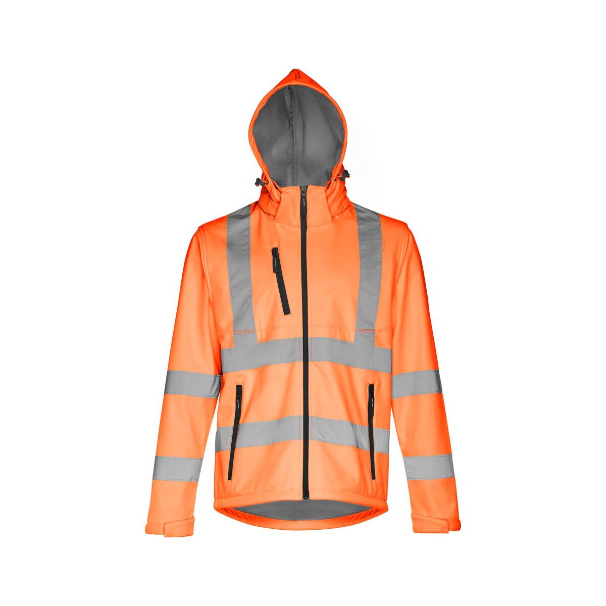 Kurtki z logo – thc zagreb work. kurtka softshell o wysokiej widoczności (unisex) 30182_198-d THC ZAGREB WORK. Kurtka softshell o wysokiej widoczności (unisex) 30182_198-d