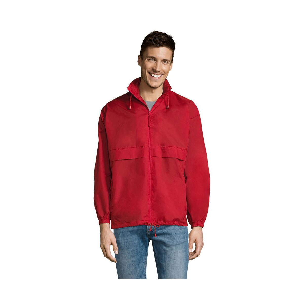 Kurtki z logo – wiatrówka unisex surf surf s32000-rd Wiatrówka unisex SURF SURF s32000-rd
