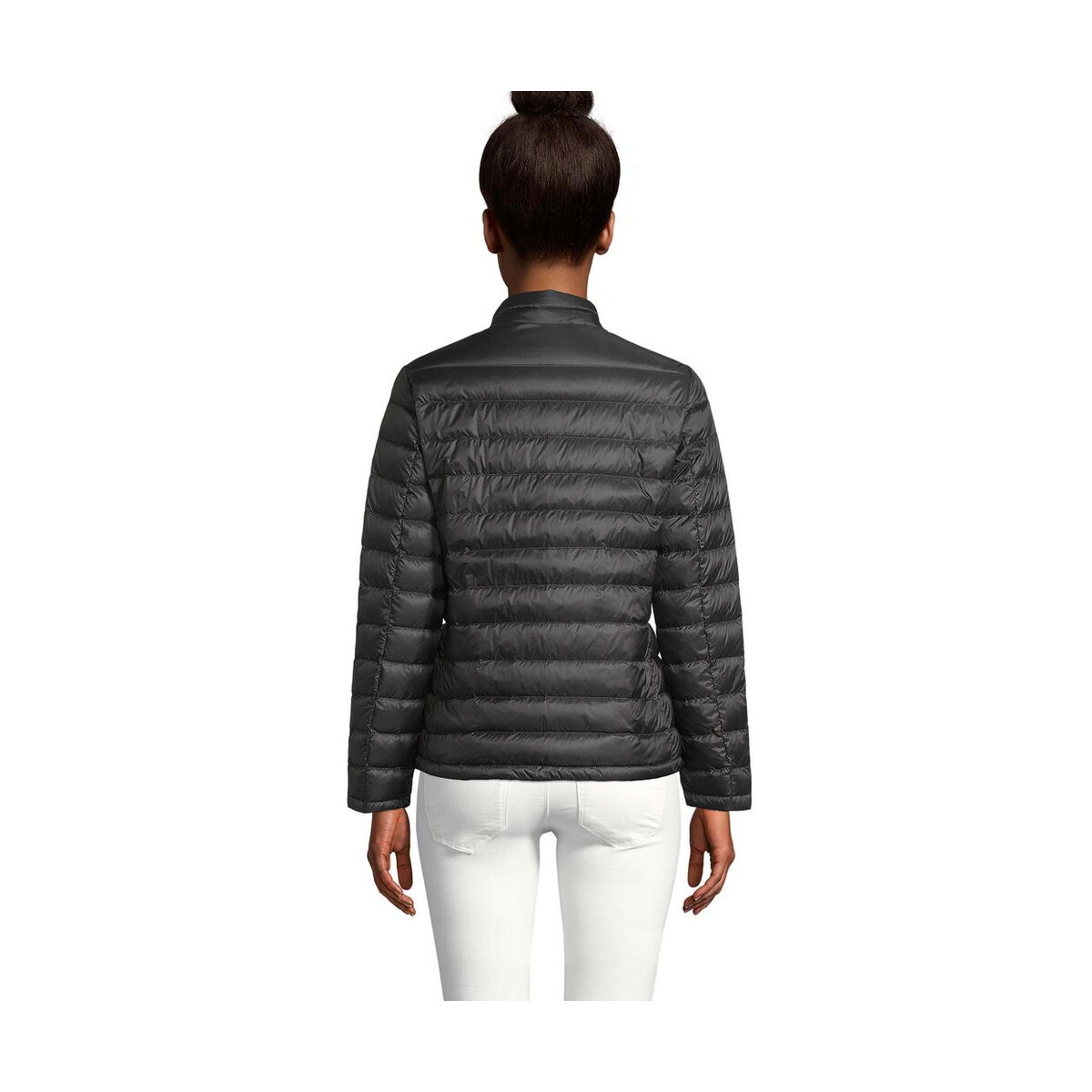 Kurtki z logo – wilson jacket damskie 380t wilson women s02899-bk-back WILSON JACKET Damskie 380T WILSON WOMEN s02899-bk-back