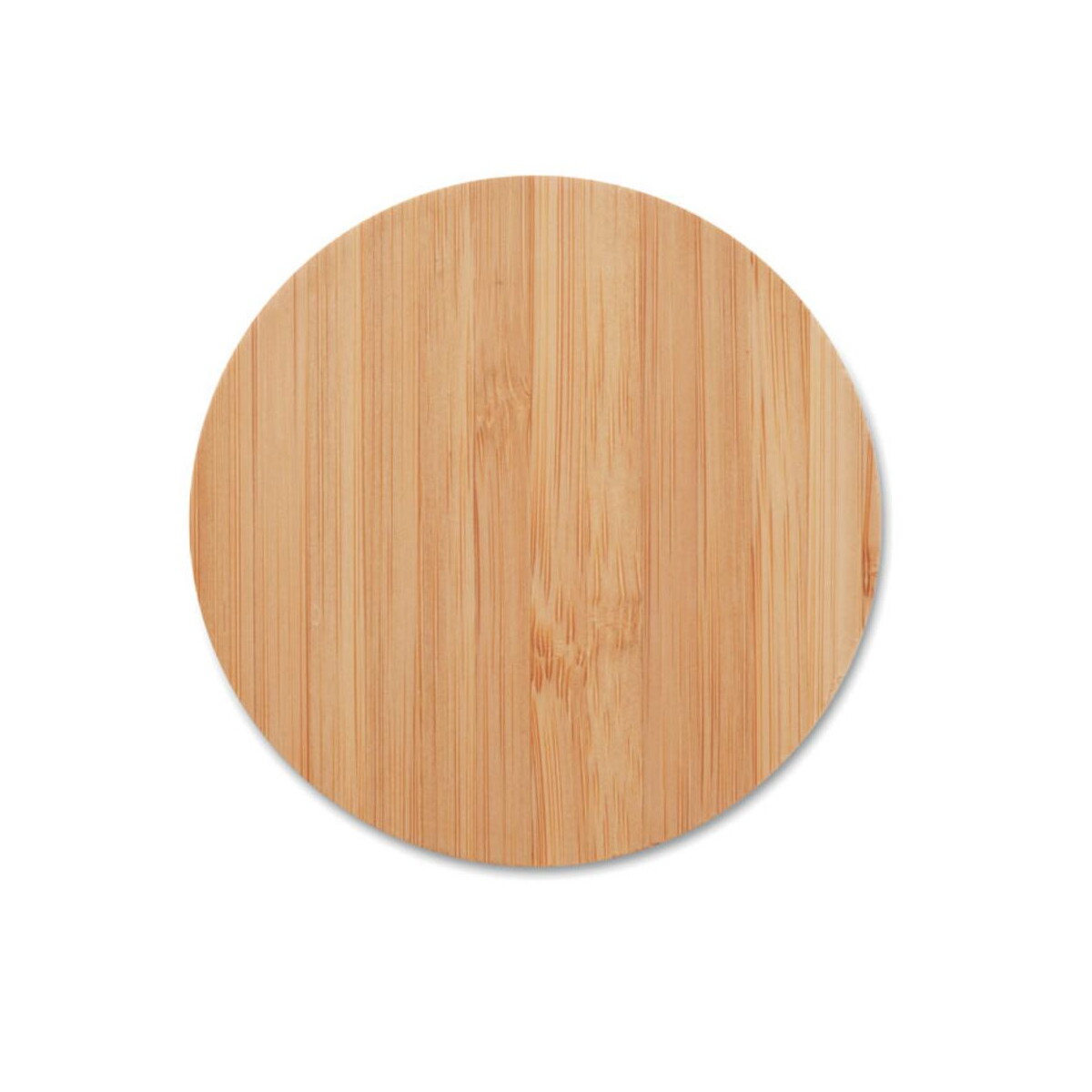Ładowarki z logo – bambusowa ładowarka bezprzew. rundo lux mo6924-40-back Bambusowa ładowarka bezprzew. RUNDO LUX mo6924-40-back