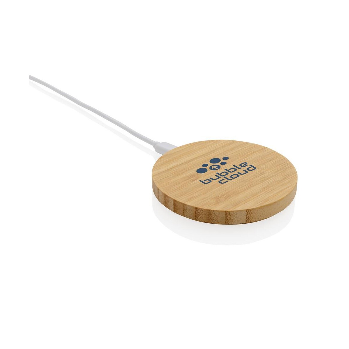 Ładowarki z logo – bambusowa ładowarka bezprzewodowa 15w P308.389__D_100 Bambusowa ładowarka bezprzewodowa 15W P308.389__D_100