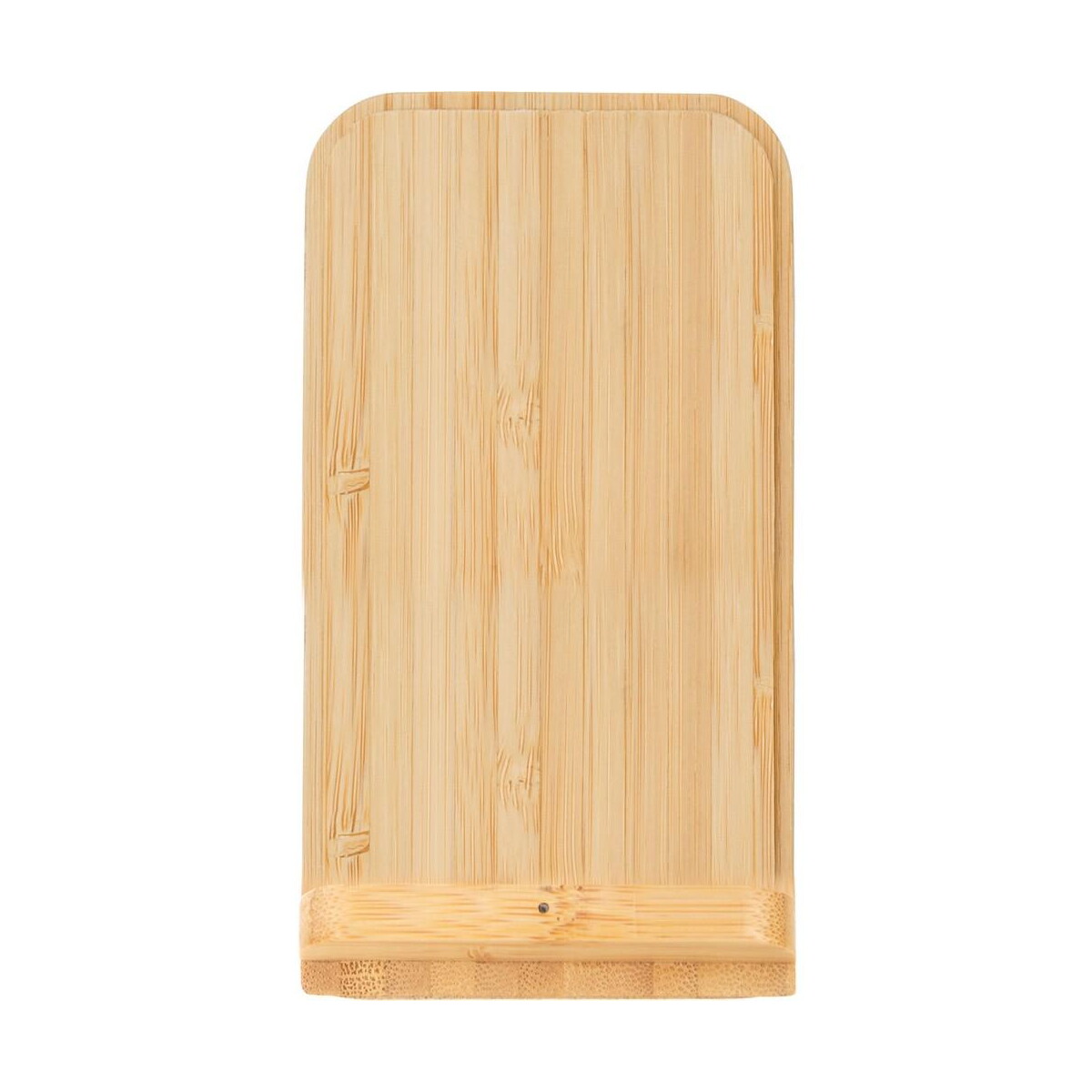 Ładowarki z logo – bambusowa ładowarka bezprzewodowa 5w, stojak na telefon V0186-17_IBK99 Bambusowa ładowarka bezprzewodowa 5W, stojak na telefon V0186-17_IBK99