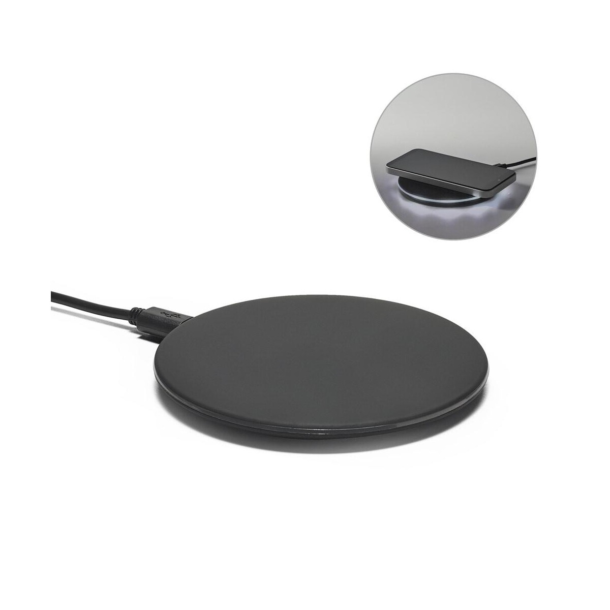 Ładowarki z logo – burnell. ładowarka bezprzewodowa superfast 10w z abs 97908_set BURNELL. Ładowarka bezprzewodowa Superfast 10W z ABS 97908_set