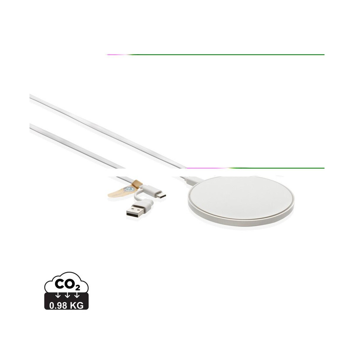 Ładowarki z logo – ładowarka bezprzewodowa 10w P308.663_S_0 Ładowarka bezprzewodowa 10W P308.663_S_0