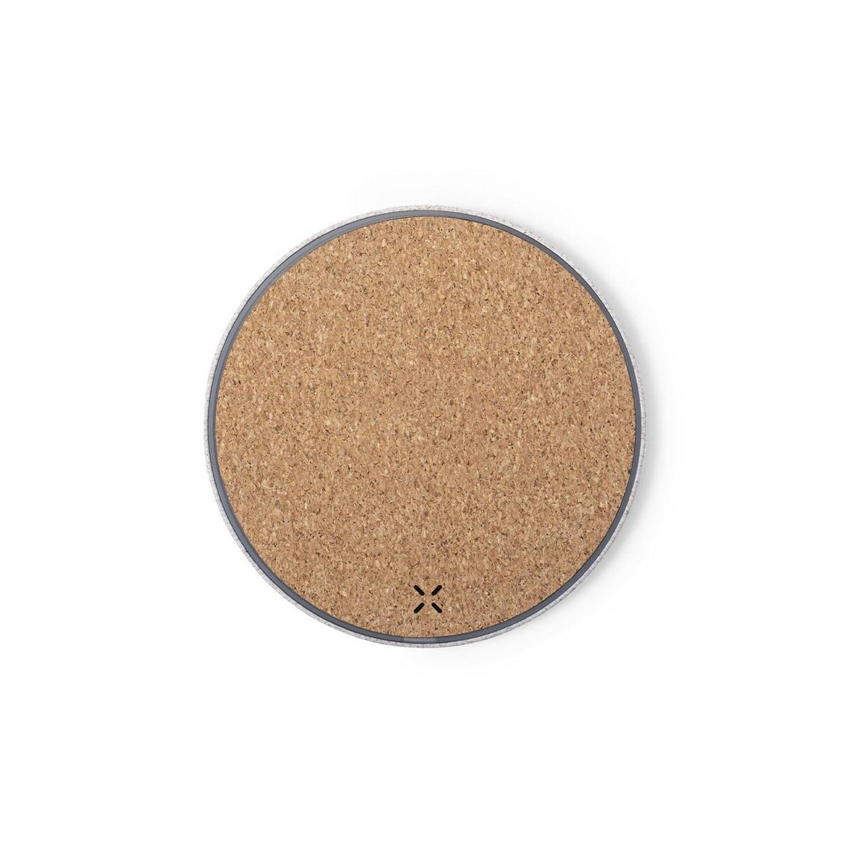 Ładowarki z logo – ładowarka bezprzewodowa 10w ze słomy pszenicznej V0149-00_AAB01 Ładowarka bezprzewodowa 10W ze słomy pszenicznej V0149-00_AAB01