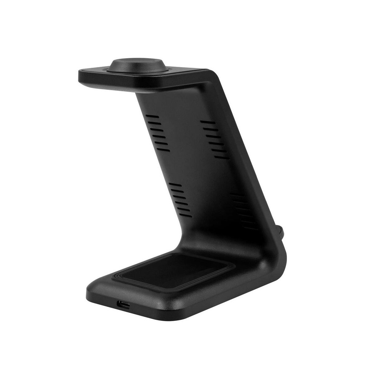 Ładowarki z logo – ładowarka bezprzewodowa 15w, 3 w 1, stojak na telefon | todd V1380-03_AAA04 Ładowarka bezprzewodowa 15W, 3 w 1, stojak na telefon | Todd V1380-03_AAA04