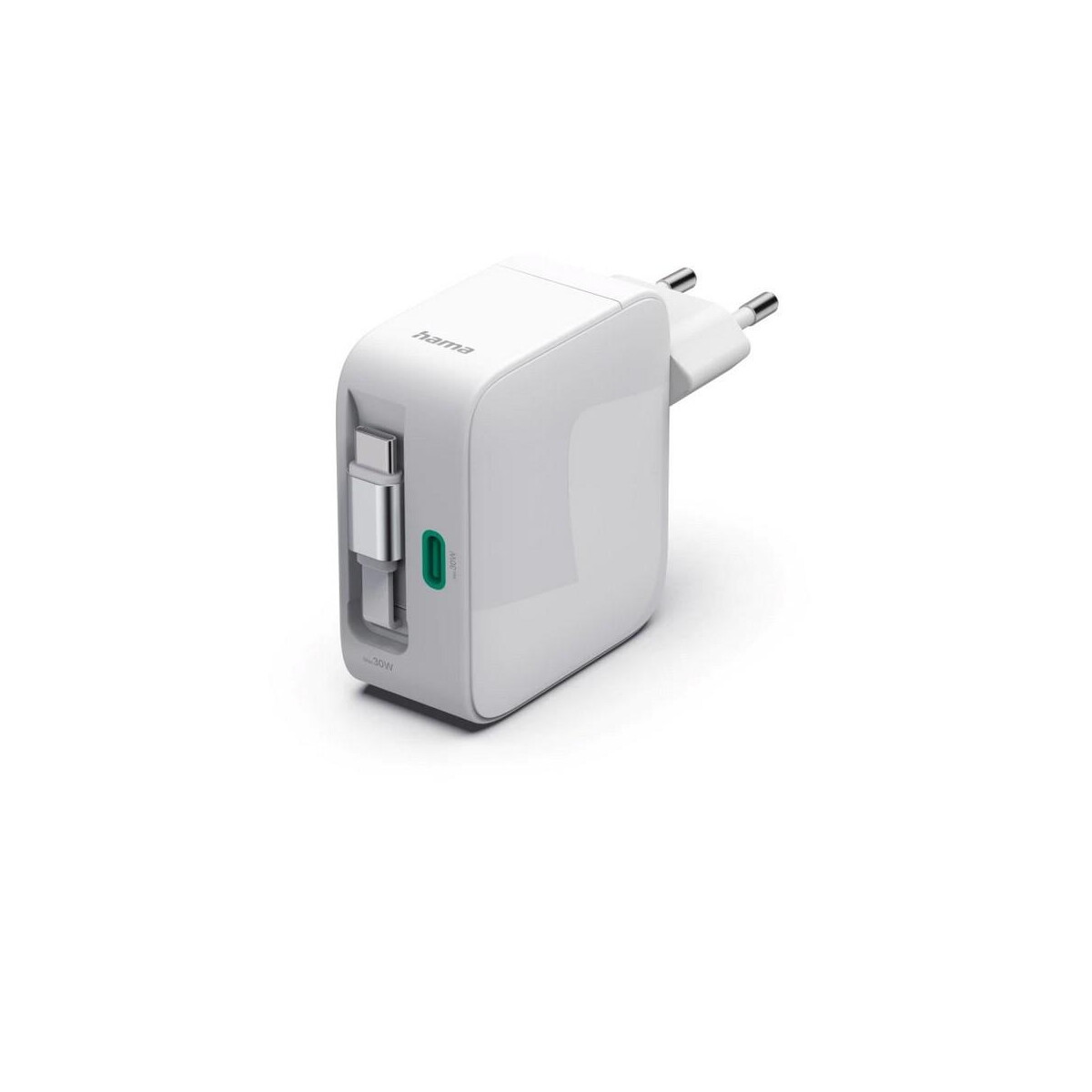 Ładowarka ścienna 30W ze zwijanym kablem Hama VH074-02_AAA01