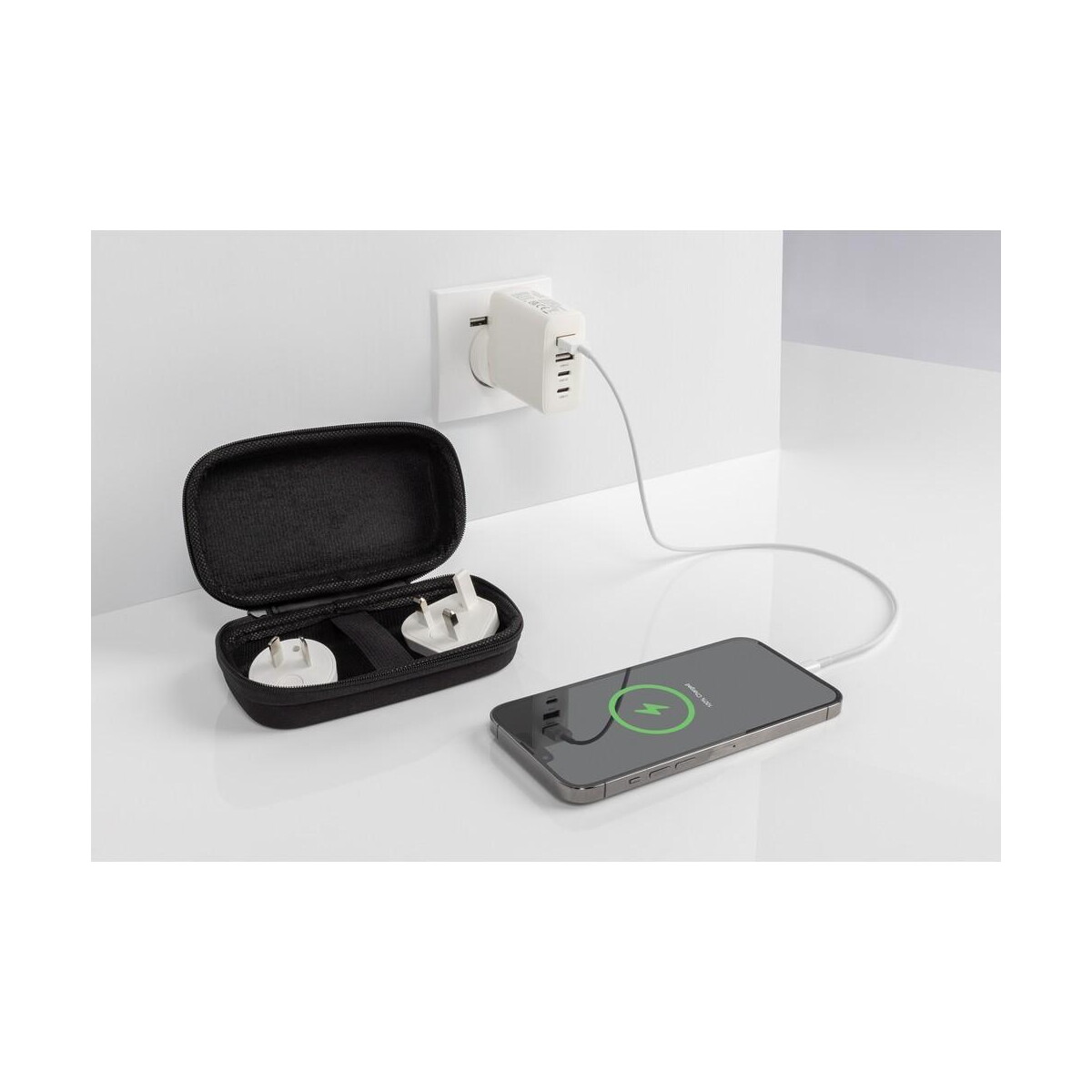 Ładowarki z logo – ładowarka ścienna, adapter podróżny usb-c travelcharge pro rcs P821.0203__M_400 Ładowarka ścienna, adapter podróżny USB-C TravelCharge Pro RCS P821.0203__M_400
