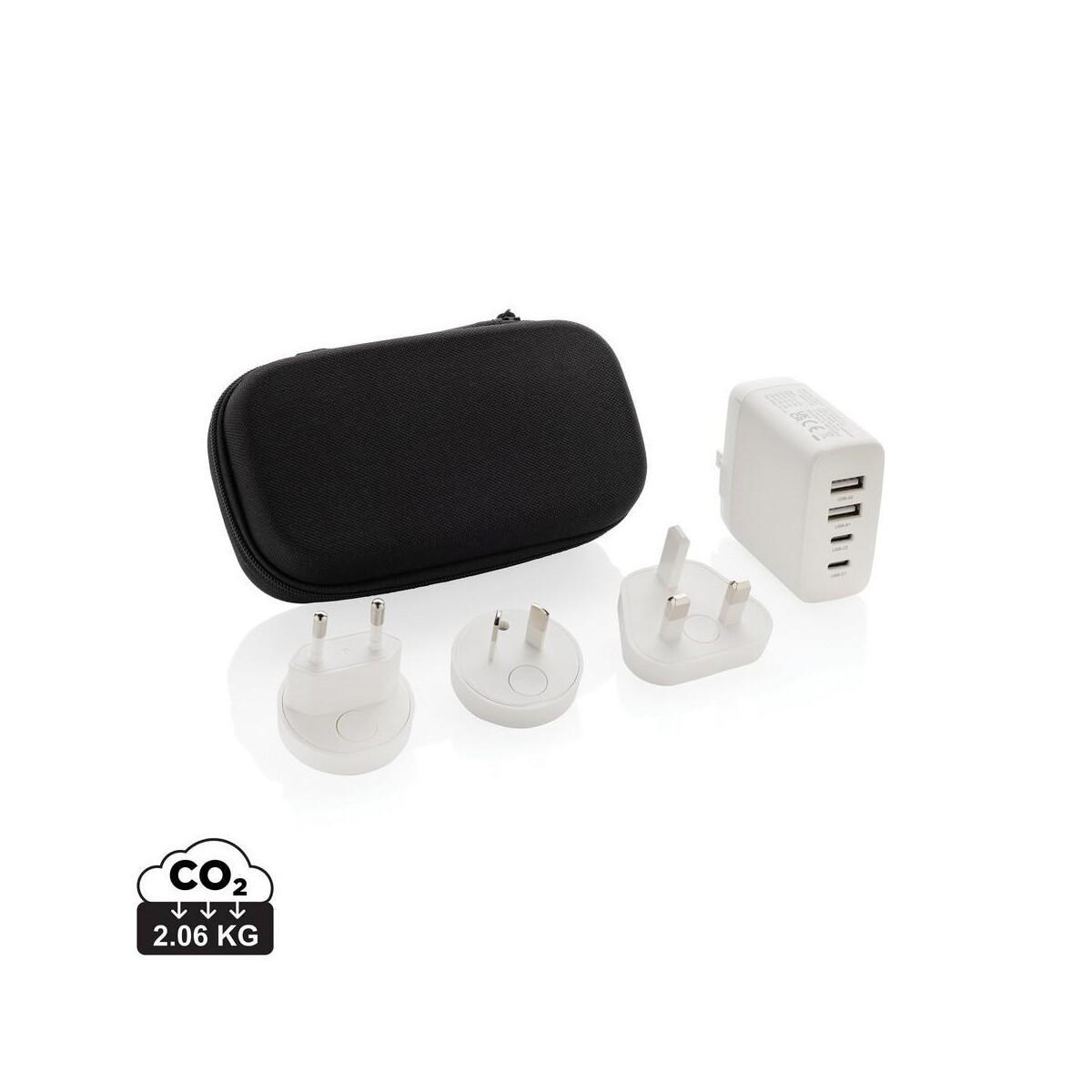 Ładowarki z logo – ładowarka ścienna, adapter podróżny usb-c travelcharge pro rcs P821.0203__S_0 Ładowarka ścienna, adapter podróżny USB-C TravelCharge Pro RCS P821.0203__S_0